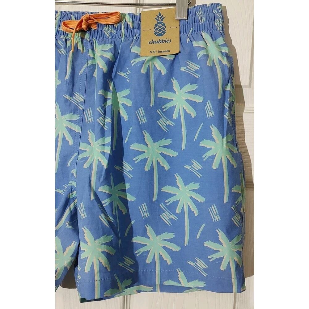 Men's Chubbies The Frond Burgundy’s 5.5" Classic Swim Trunks Shorts - XL NWT - Picture 3 of 8